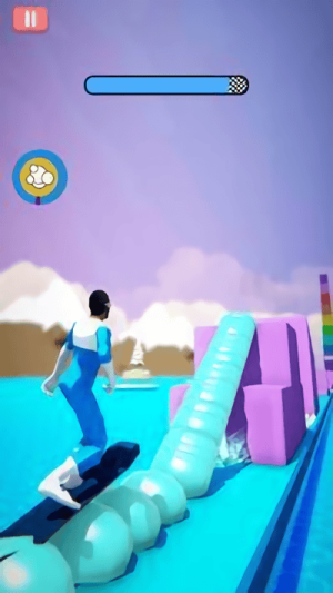 下坡滑雪比赛截图(2)