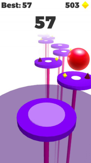 跳舞的球滚动跳一跳截图(1)