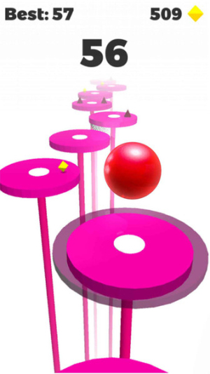 跳舞的球滚动跳一跳截图(2)