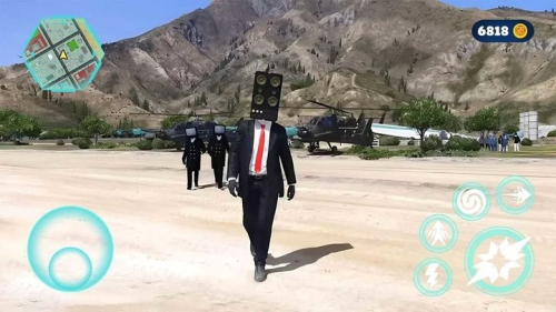 监控人大战马桶人开放世界截图(2)