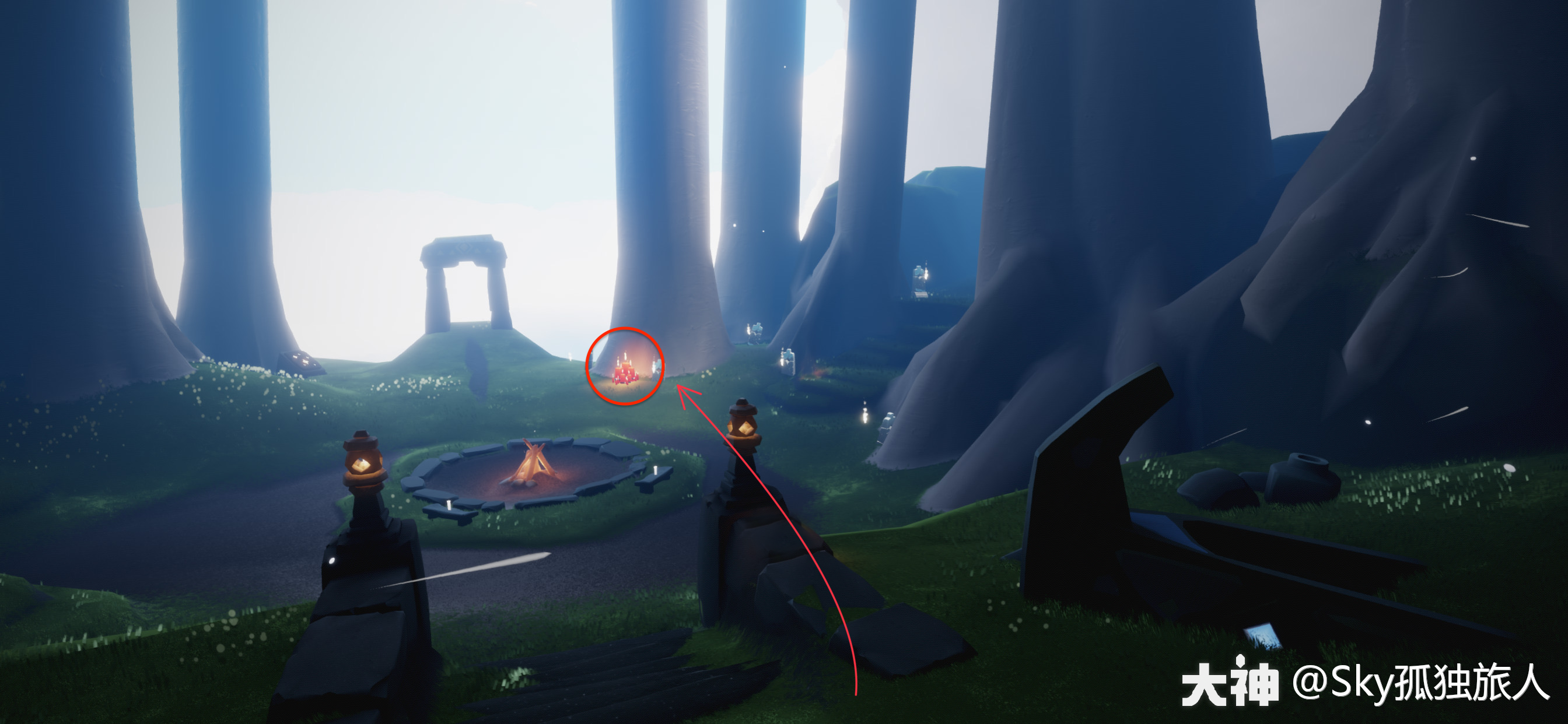 《光遇》2022年1月6日大蜡烛位置分布分享