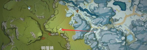 《原神》白铁矿快速收集路线图分享