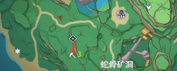 《原神》白铁矿快速收集路线图分享