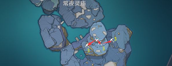 《原神》白铁矿快速收集路线图分享