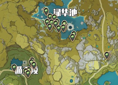 《原神》2022莲蓬地图采集点分享
