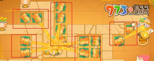 《保卫萝卜4》法老归来第77关通关攻略